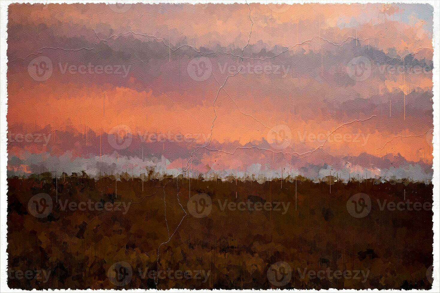 Abstract Impressionism Nature Landscape Digital Painting photo