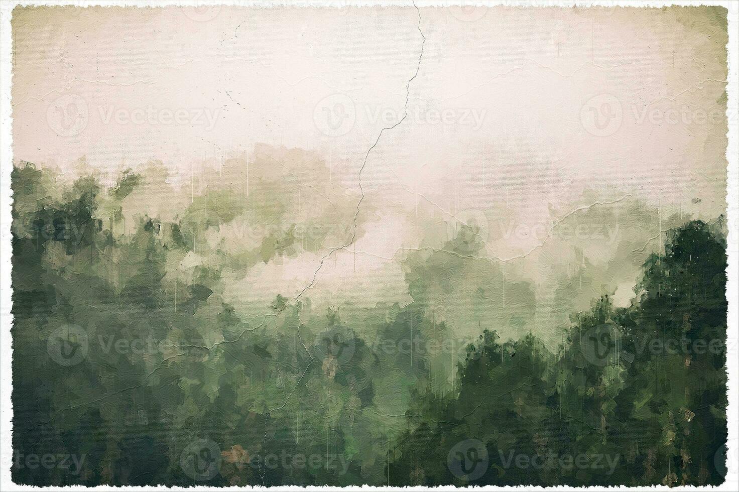 Abstract Impressionism Nature Landscape Digital Painting photo