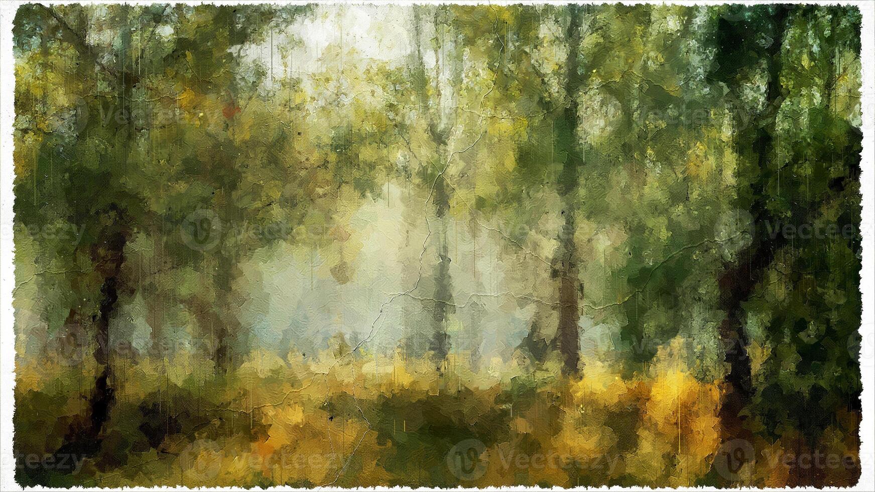 Abstract Impressionism Nature Landscape Digital Painting photo