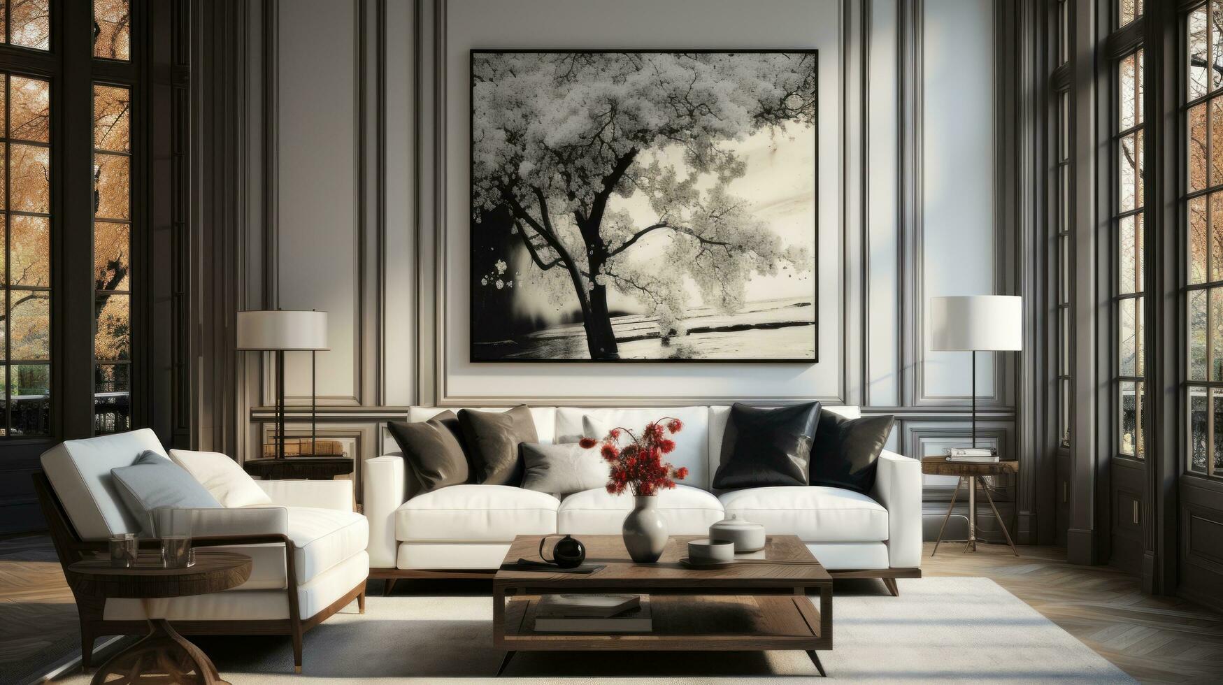 modern living room photo