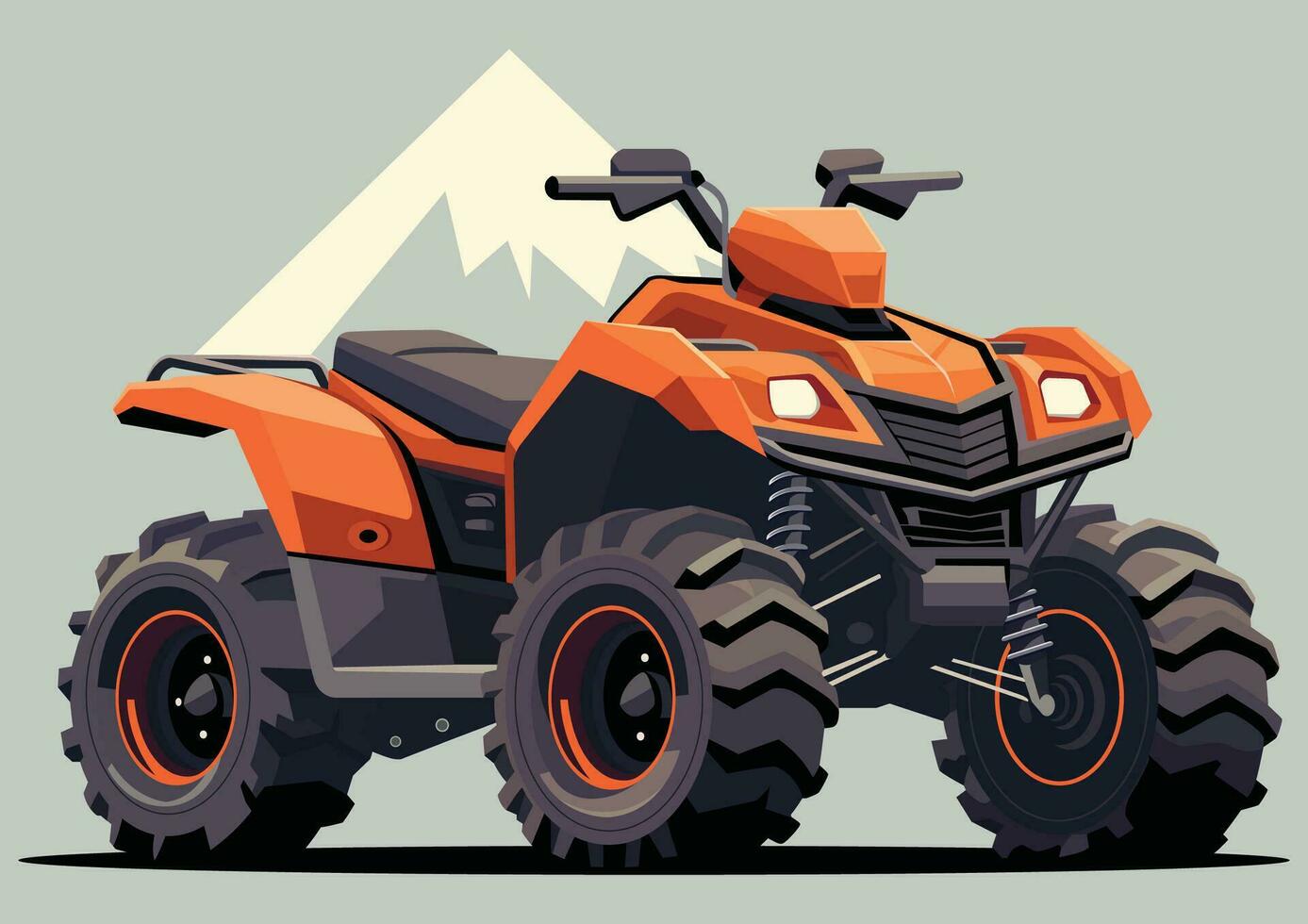 ATV Flat Design vector