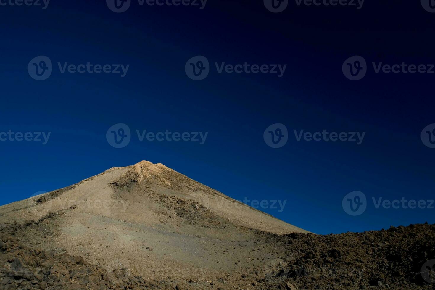 landscape on the Spanish Mount Teide volcano on Tenerife, Canary Islands photo