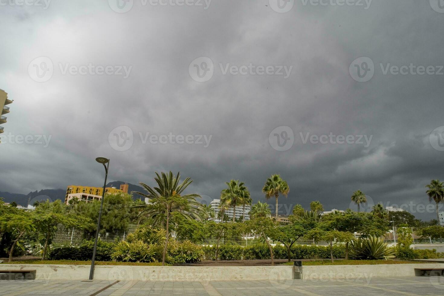 interesting tourist streets in the south of the Canary Island of Tenerife in Spain on a warm summer day photo