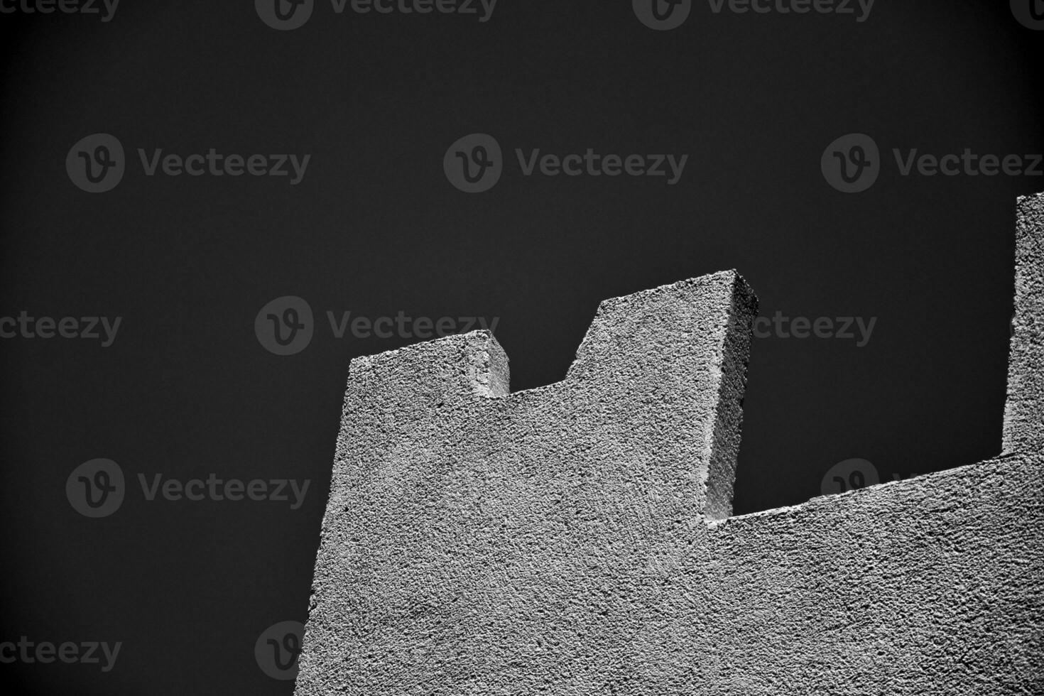 interesting, minimal background with bright architectural details in close-up photo