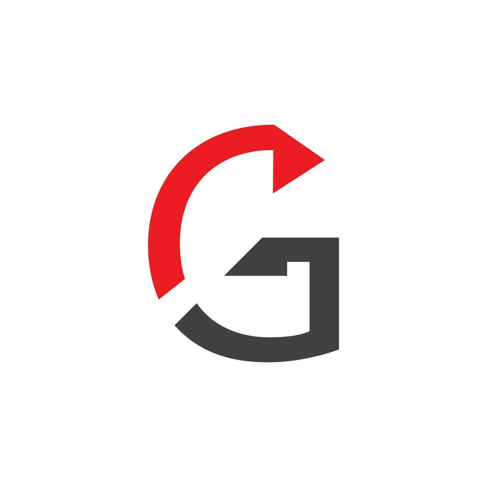 Letter G Art Icon And Symbol Template vector