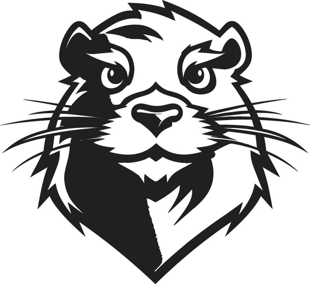 Beaver Crowned Emblem Beaver Sovereign Seal vector