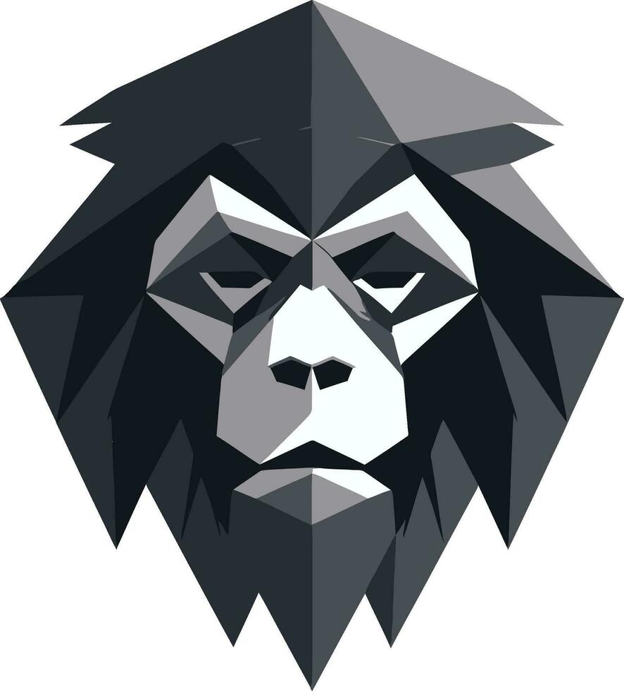 Baboon Kingdom Emblem Baboon Dynasty Seal vector