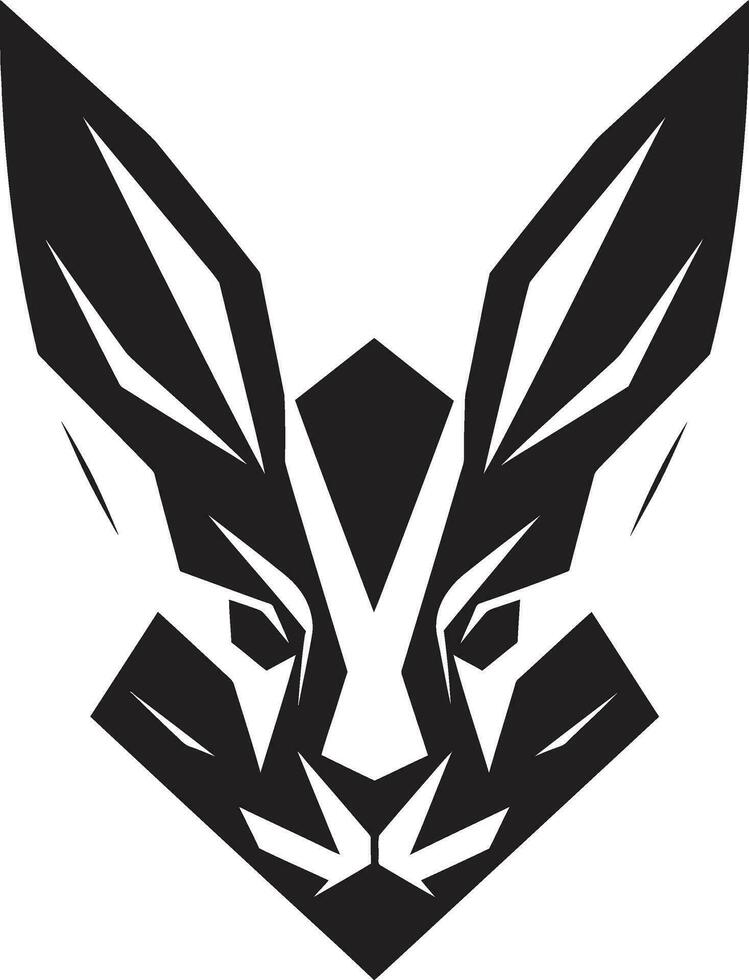 Black Hare Vector Logo A Creative and Unique Logo for Your Business Black Hare Vector Logo A Bold and Striking Logo for Your Company