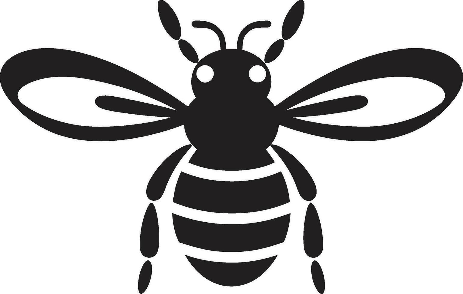 Honey Bee Majesty Symbol Bee Dynasty Badge vector