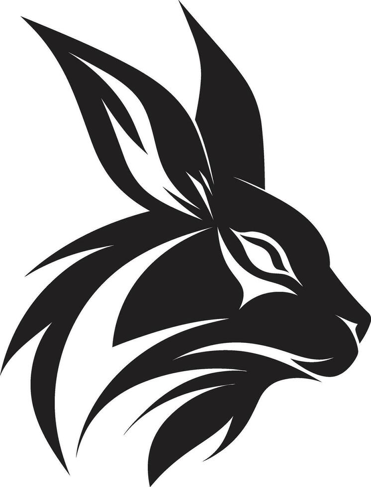 Black Hare Vector Logo A Timeless and Classic Logo for Your Business Black Hare Vector Logo A Professional and Elegant Logo for Your Company