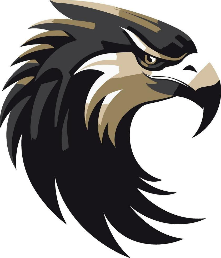 Predator Hawk A Black Vector Logo for Those Who Refuse to Back Down Black Vector Predator Hawk A Logo That Will Make Your Competition Tremble