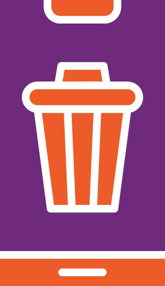 Bin Vector Icon Design Illustration