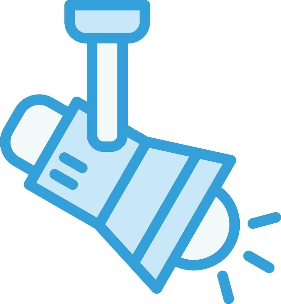 Spot Light Vector Icon Design Illustration