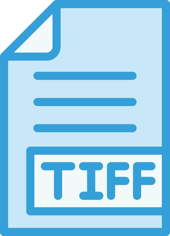 TIFF Vector Icon Design Illustration