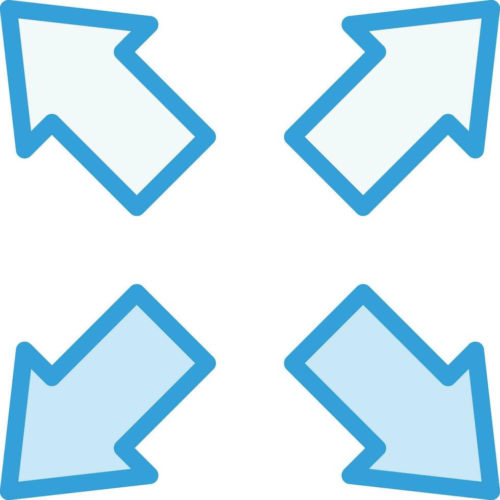 Expand Vector Icon Design Illustration