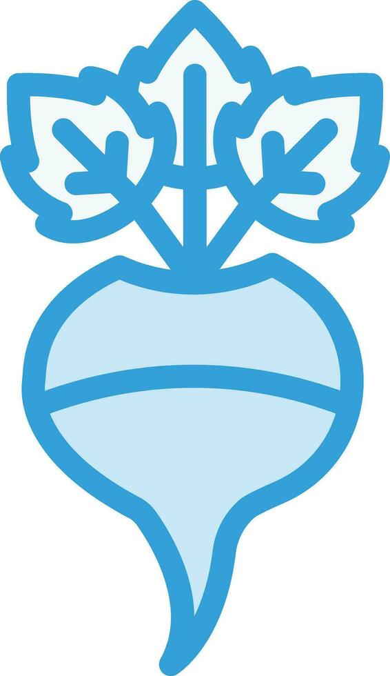 Turnip Vector Icon Design Illustration