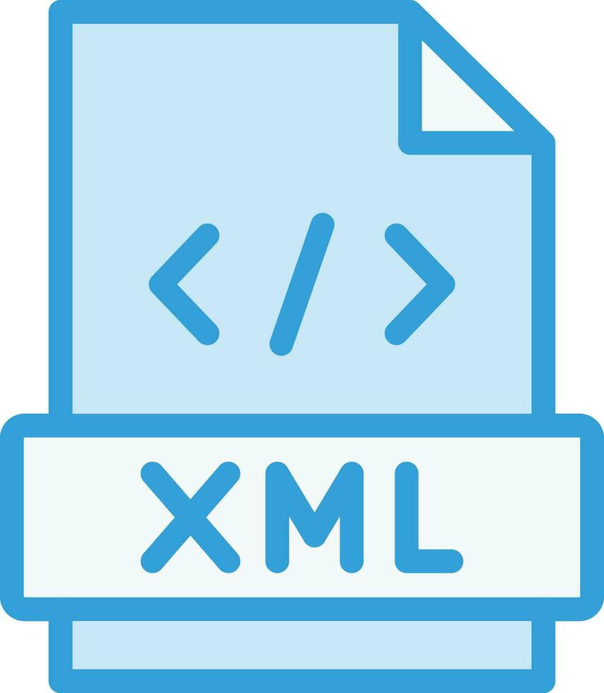 Xml Vector Icon Design Illustration