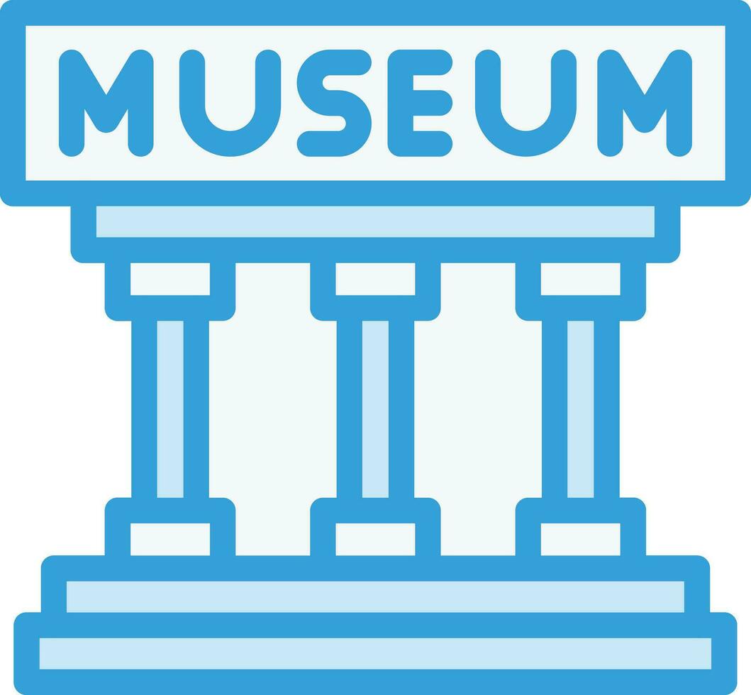 Museum Vector Icon Design Illustration