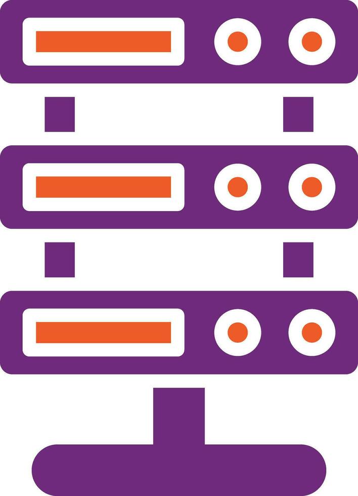 Server Vector Icon Design Illustration