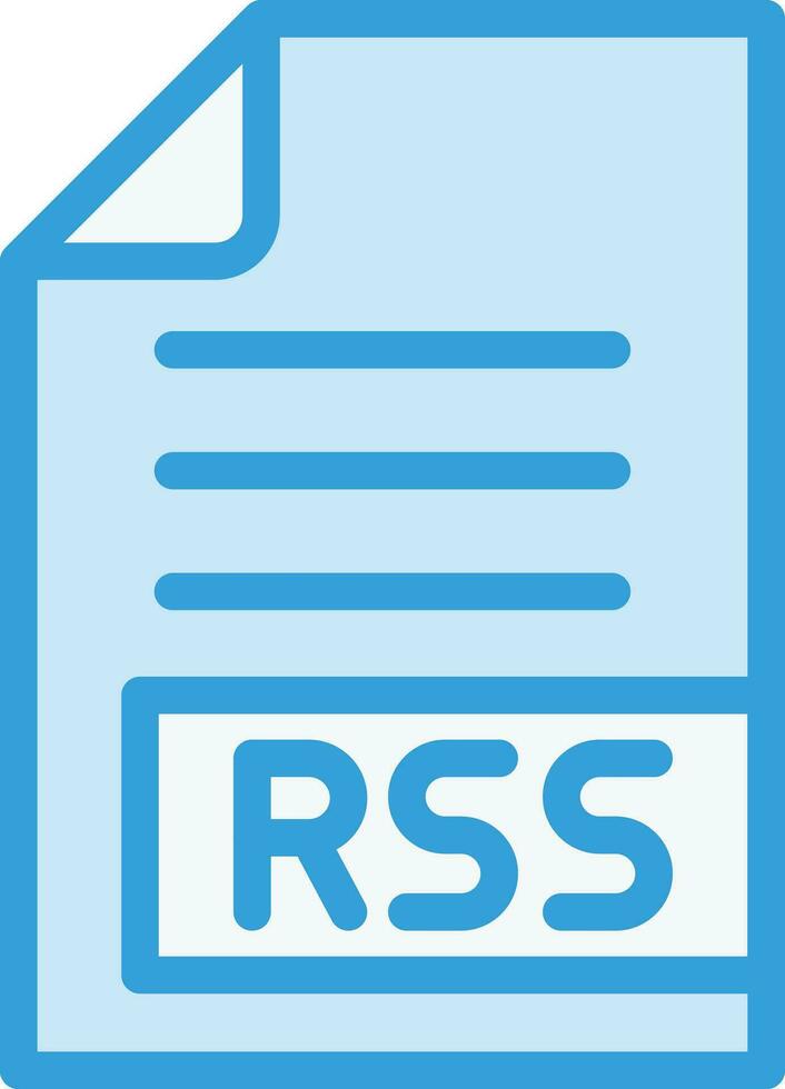 ilustración de diseño de icono de vector de rss