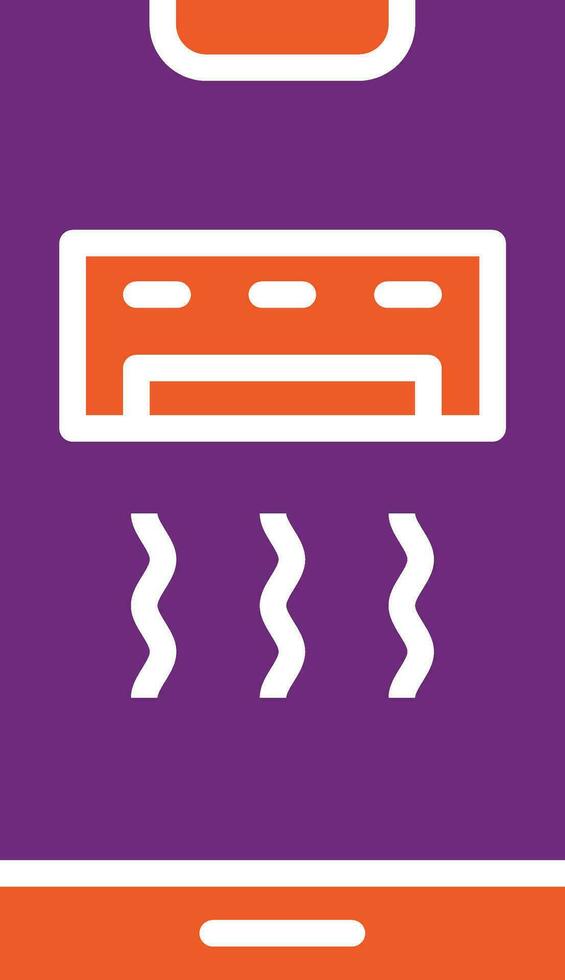 Air Conditioner Vector Icon Design Illustration