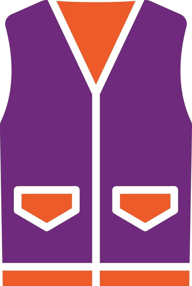 Vest Vector Icon Design Illustration