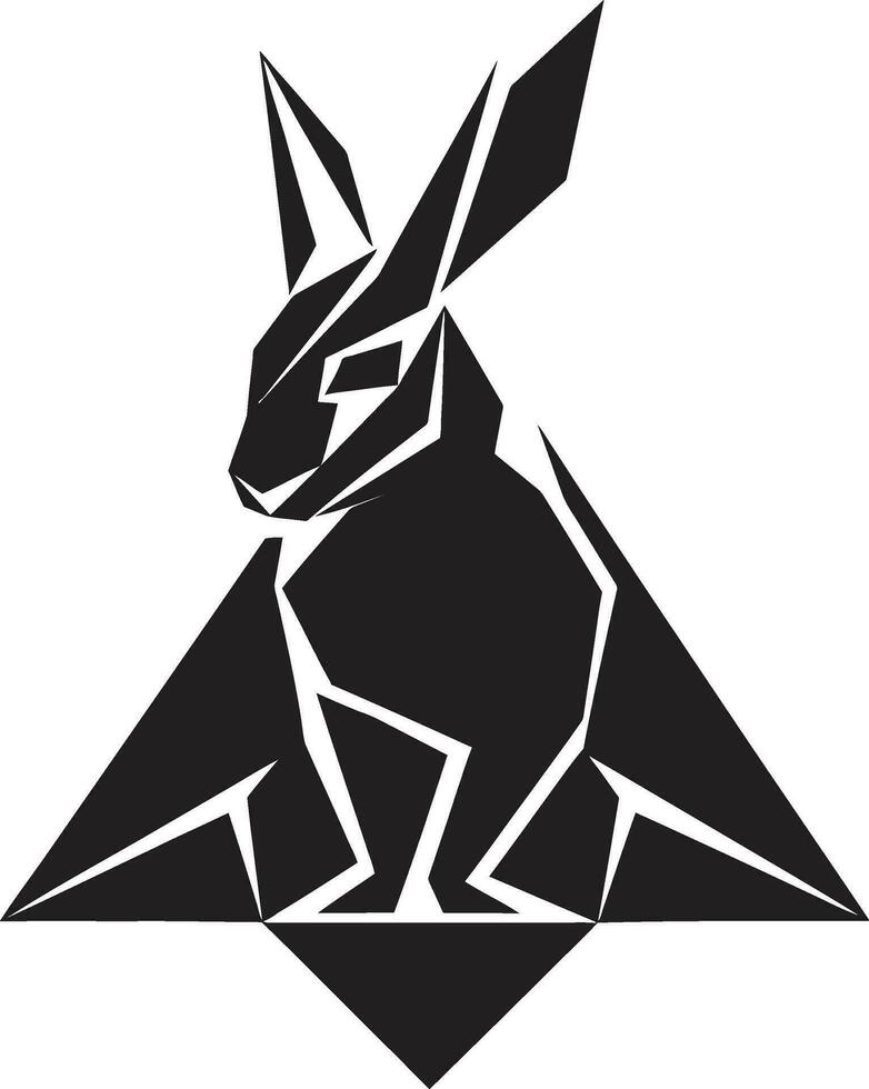 Black Hare Vector Logo A Professional and Creative Logo for Your Company Black Hare Vector Logo A Versatile and Adaptable Logo for Any Organization
