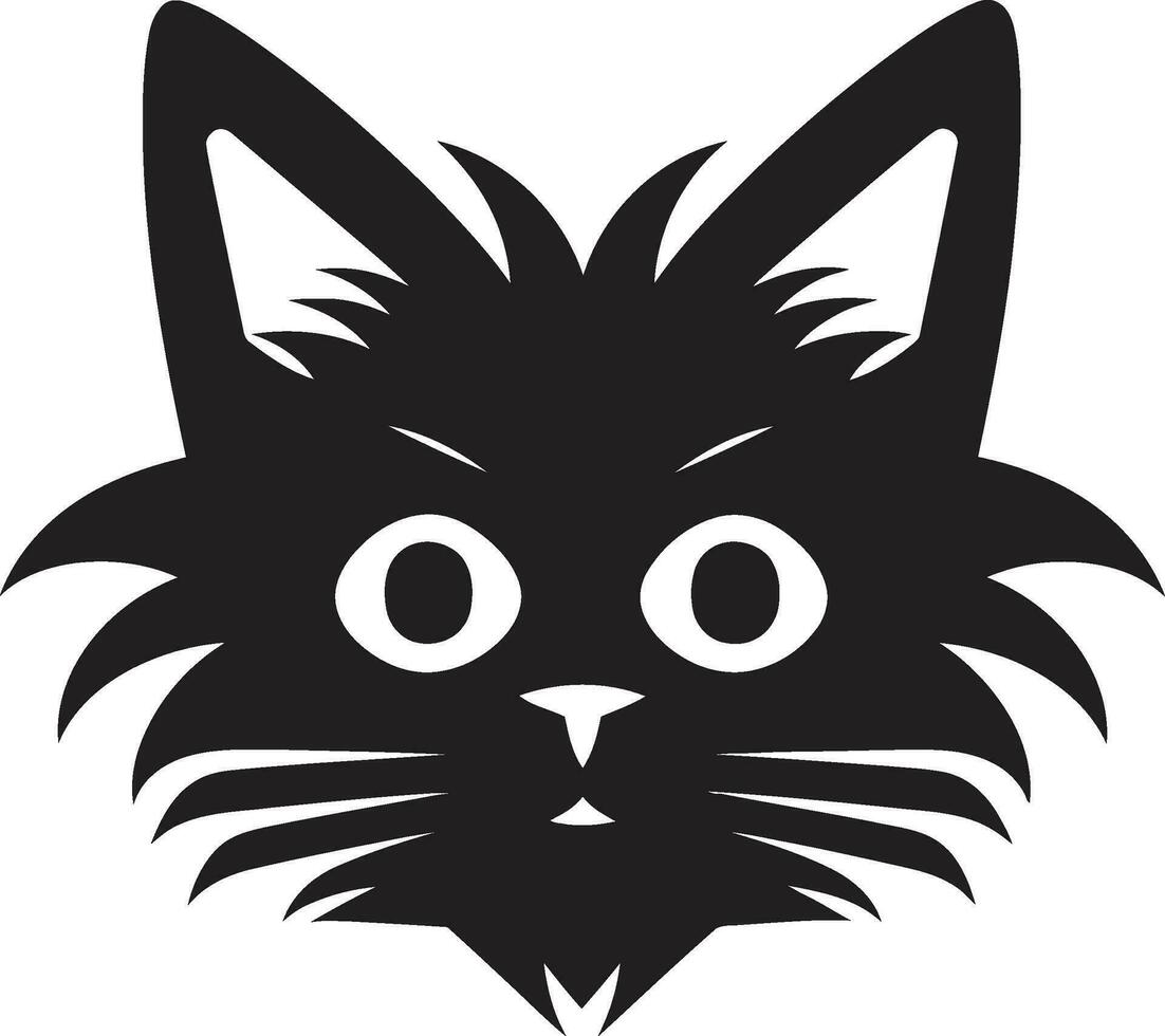 Cat Tail Insignia Modern Cat Vector