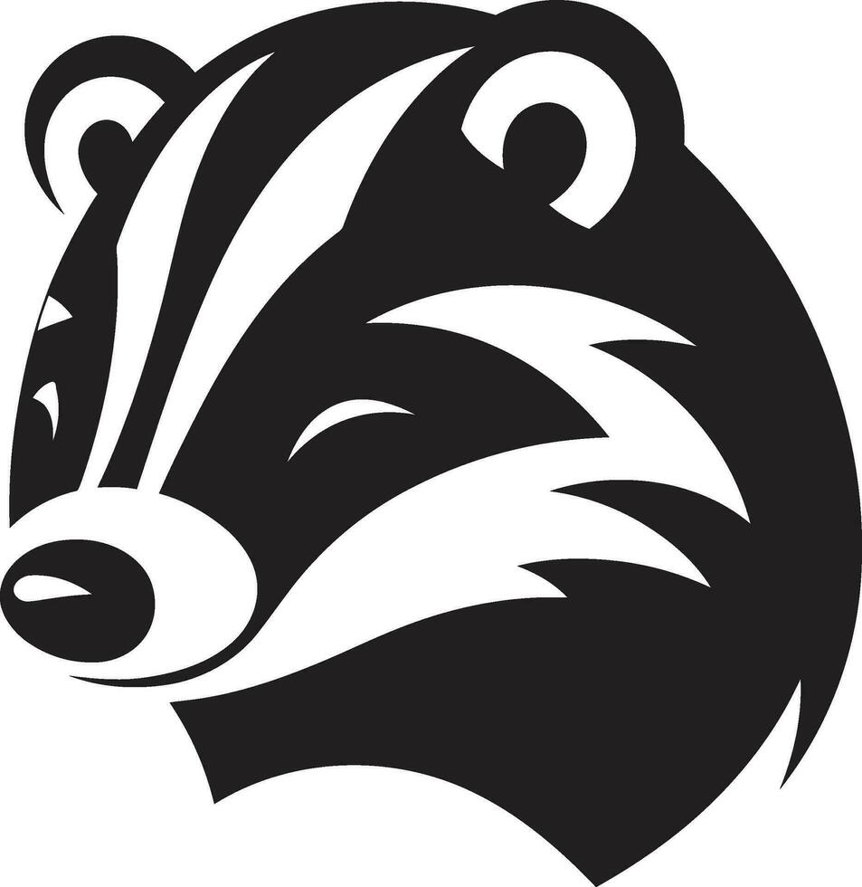 Badger Majesty Insignia Badger Dynasty Mark vector