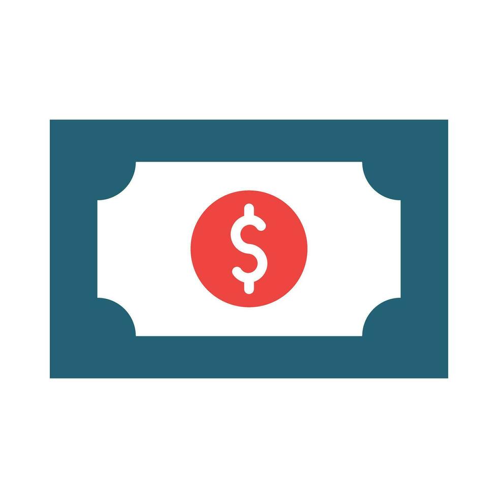 Money Vector Glyph Two Color Icon For Personal And Commercial Use.