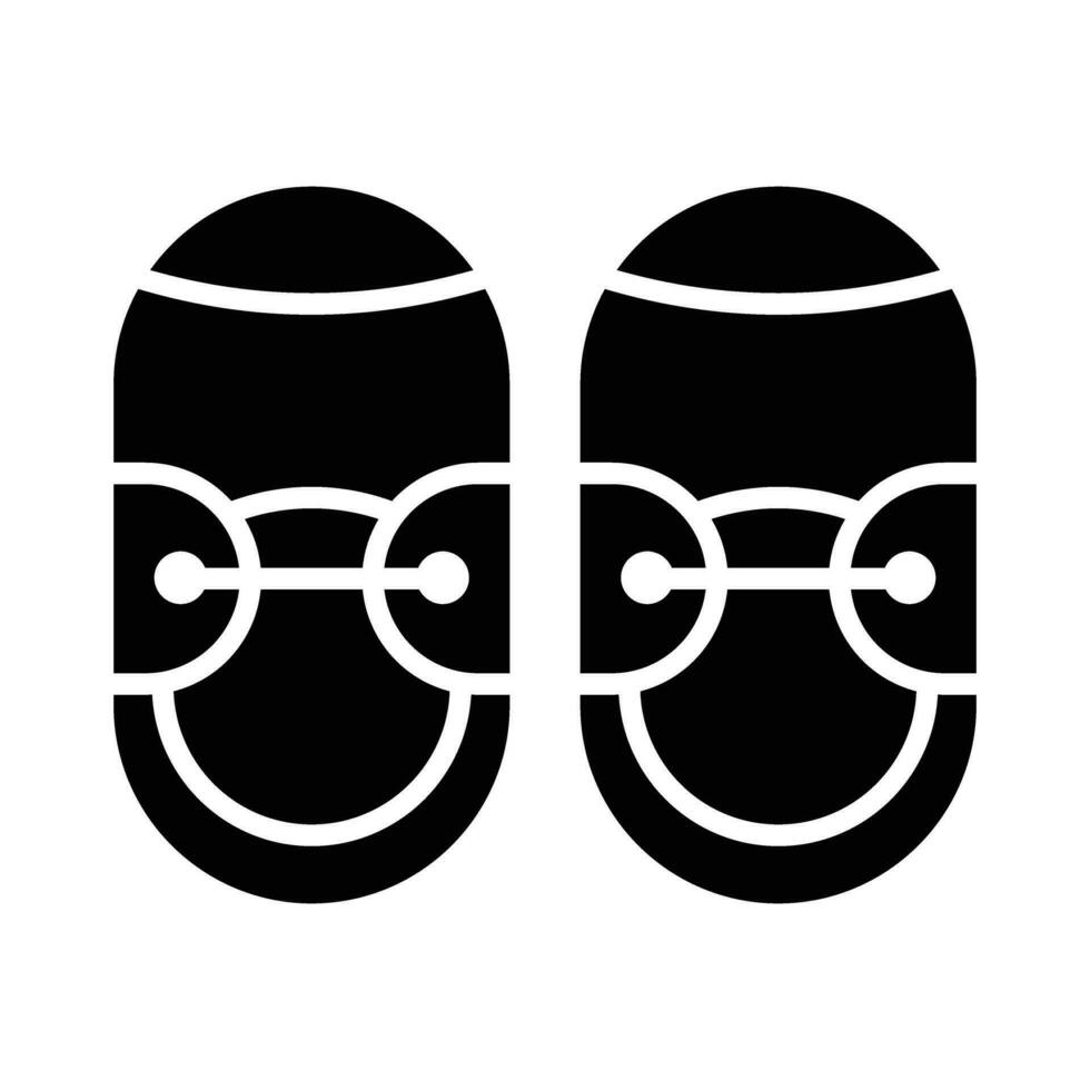 Baby Shoes Vector Glyph Icon For Personal And Commercial Use.