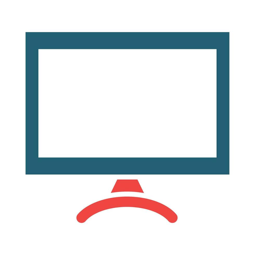 inteligente televisión vector glifo dos color icono para personal y comercial usar.