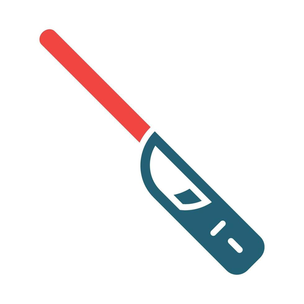 Stove Lighter Vector Glyph Two Color Icon For Personal And Commercial Use.