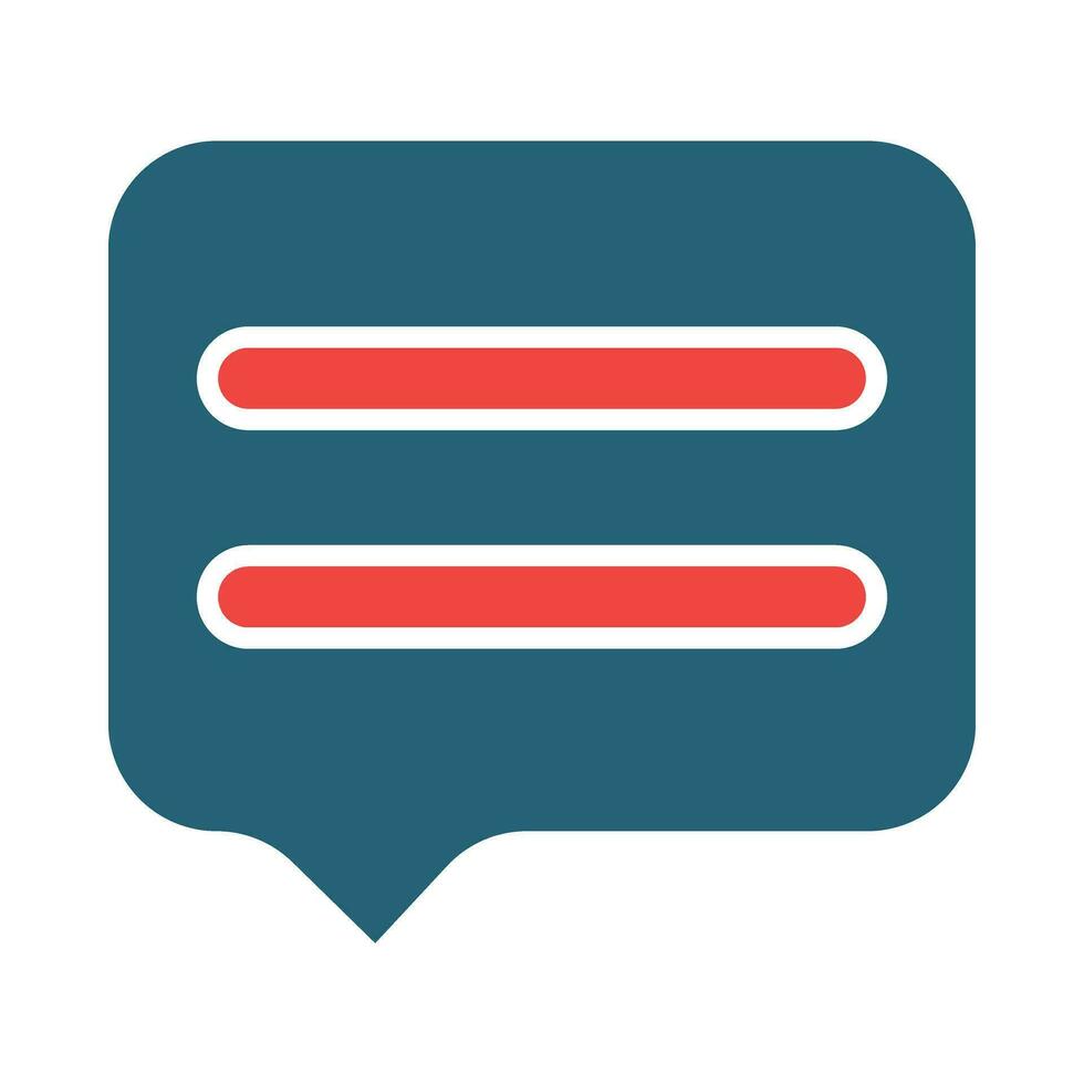 Message Vector Glyph Two Color Icon For Personal And Commercial Use.