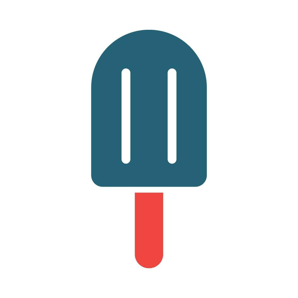 Ice cream Vector Glyph Two Color Icon For Personal And Commercial Use.