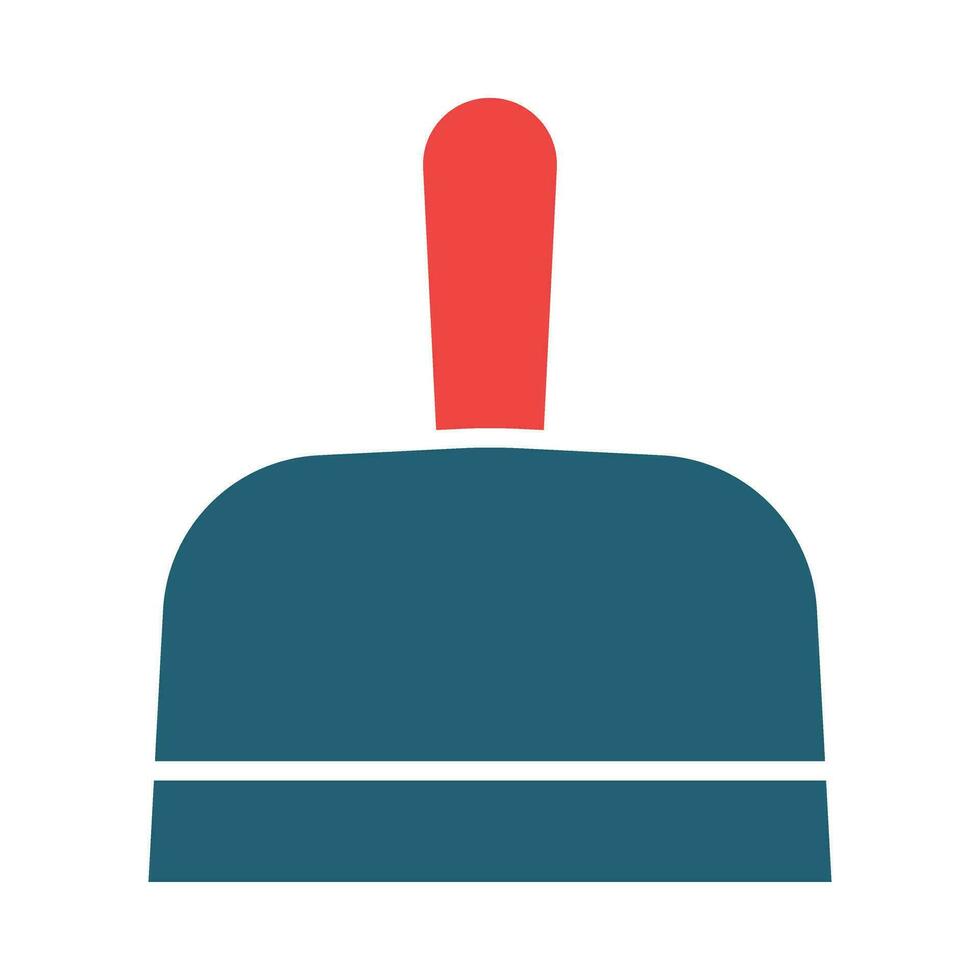 Dustpan Vector Glyph Two Color Icon For Personal And Commercial Use.