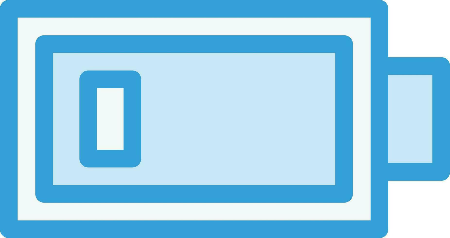 Low Battery Vector Icon Design Illustration