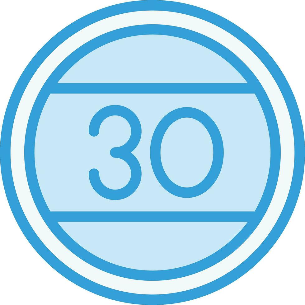 Speed limit Vector Icon Design Illustration