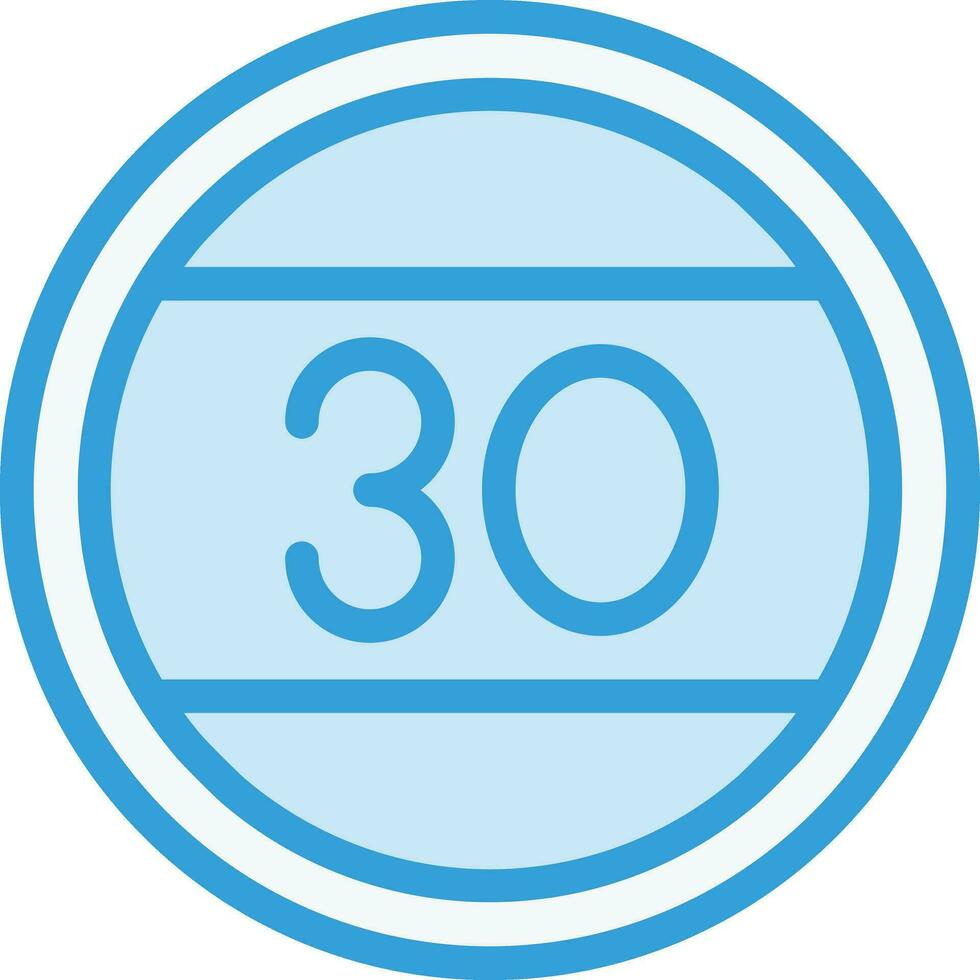 Speed limit Vector Icon Design Illustration