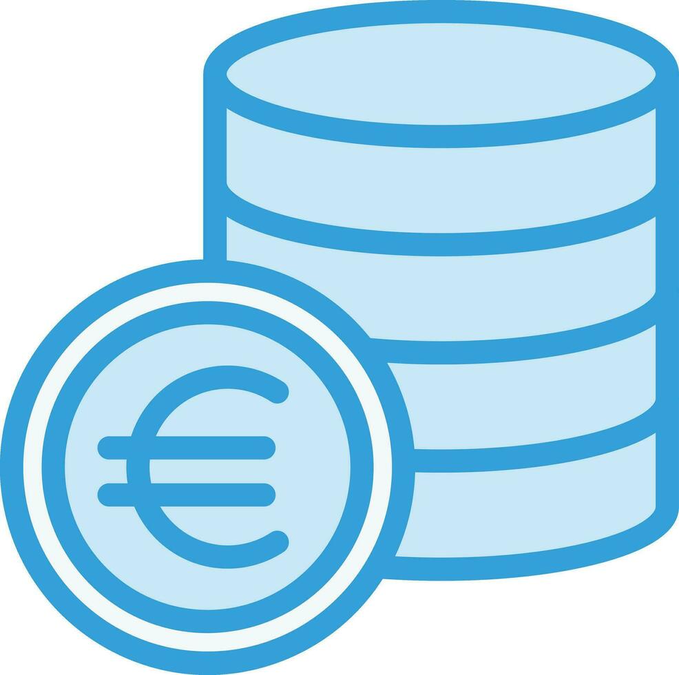 Euro Vector Icon Design Illustration