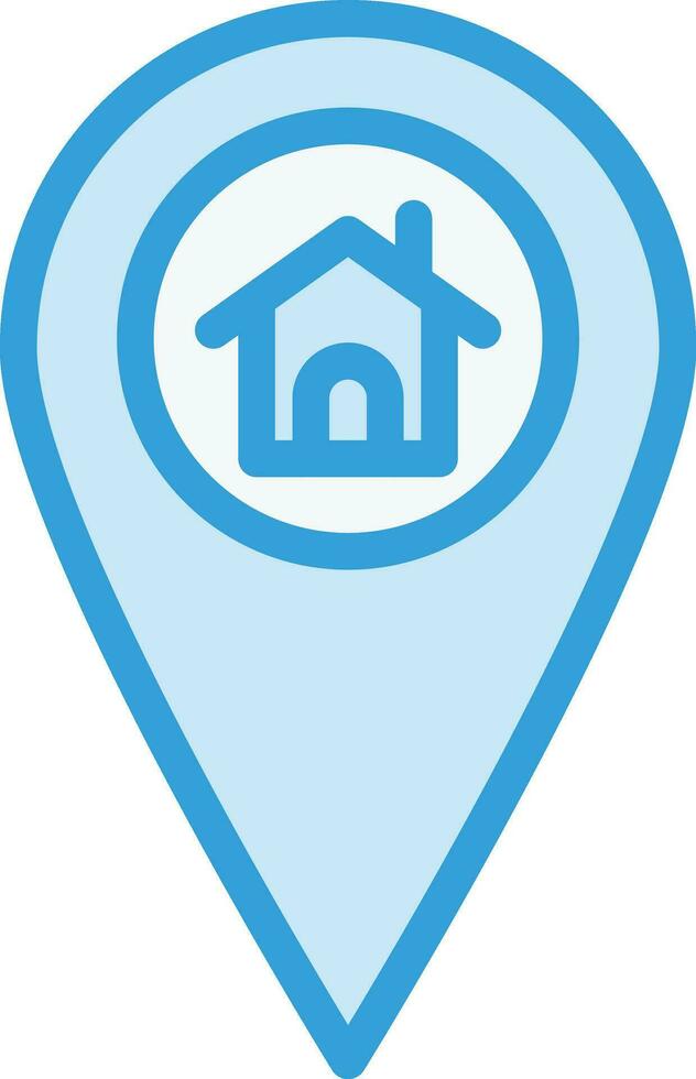 Home Location Vector Icon Design Illustration