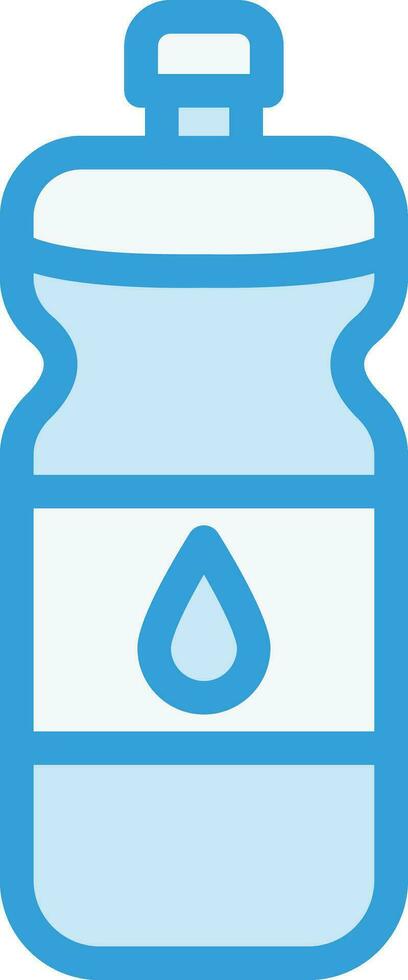 ilustración de diseño de icono de vector de botella de agua