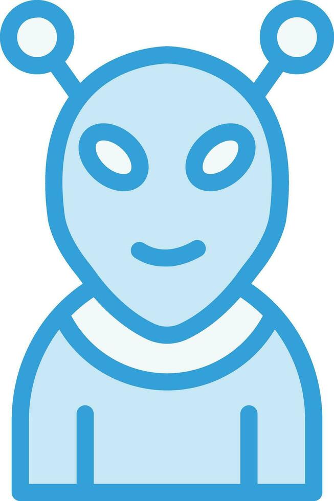 Alien Vector Icon Design Illustration