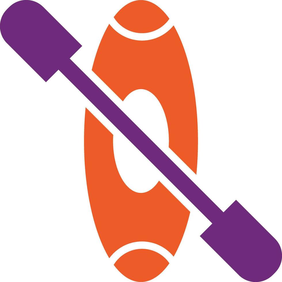 Canoe Vector Icon Design Illustration
