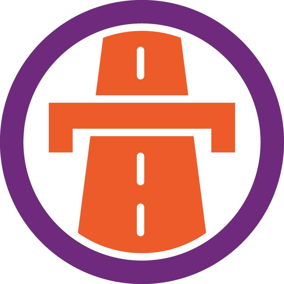 Highway Vector Icon Design Illustration