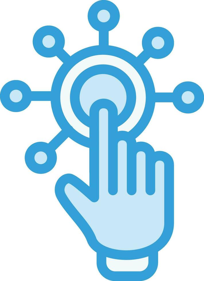 Interactivity Vector Icon Design Illustration