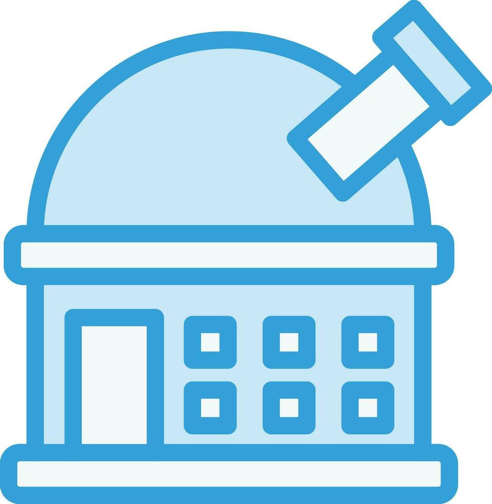 Observatory Vector Icon Design Illustration