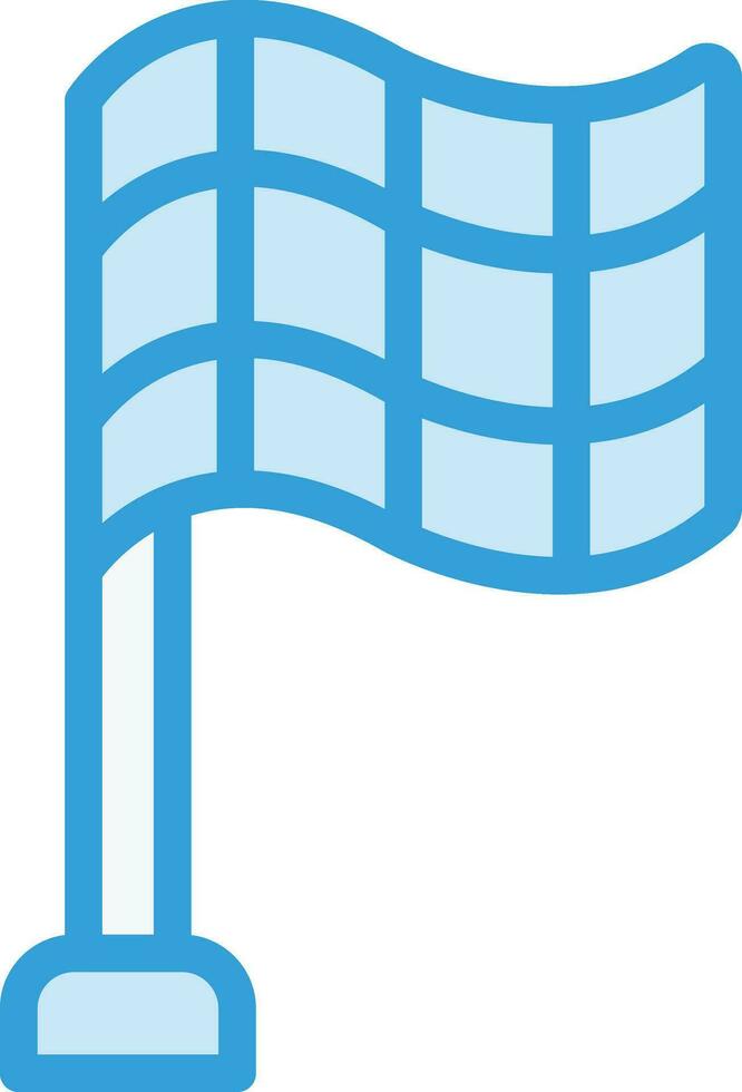 Checkered flag Vector Icon Design Illustration