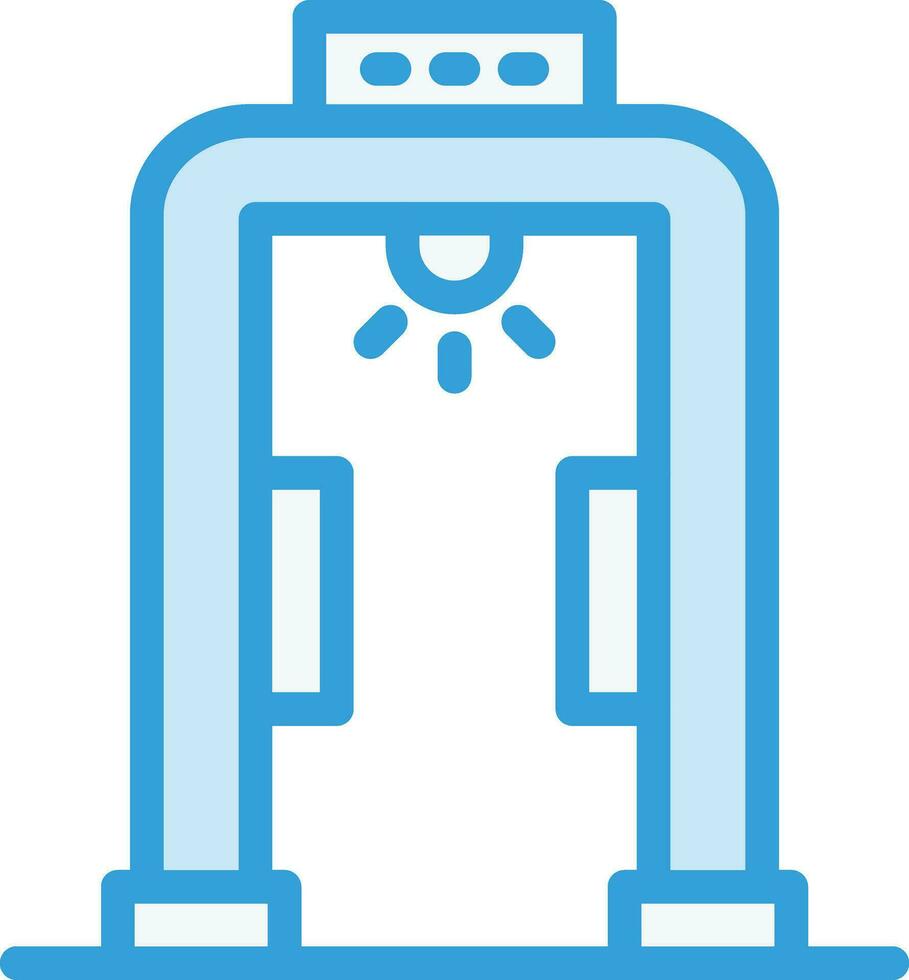 ilustración de diseño de icono de vector de detector de metales