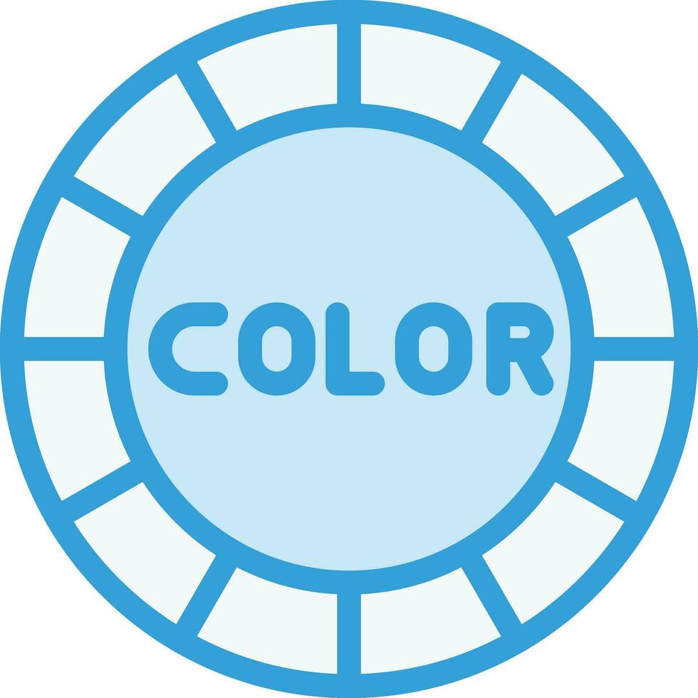 Color wheel Vector Icon Design Illustration